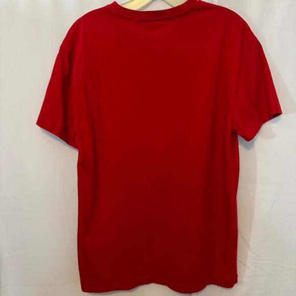 Polo Ralph Lauren Red V-Neck Tee Classic Fit Short Sleeve Men’s Small - Picture 2 of 5